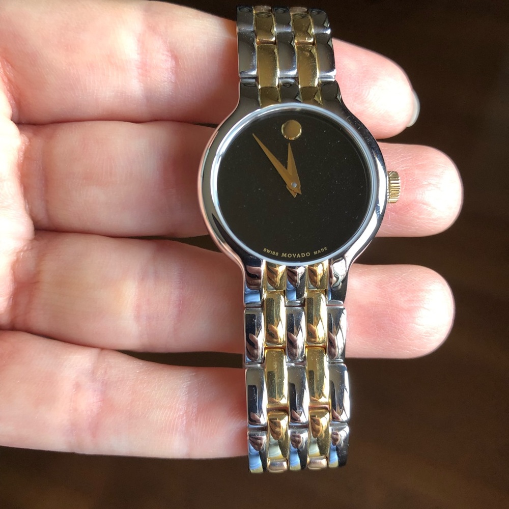 Movado veturi two tone watch 0606933 - Picture 3 of 5